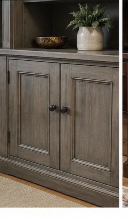 Built-In Cabinet Restoration — before