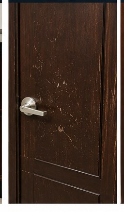 Solid Wood Door Touch-Up & Restoration — before